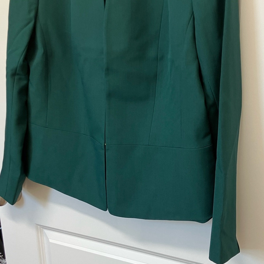 NWT Black Label by Eva-Picone Woman's Classic Fit Suit Jacket, Size 16, Green - Picture 6 of 13